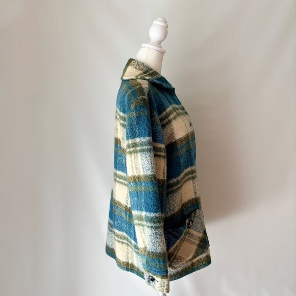 Vintage Wool Plaid Canadian Camper Coat - Picture 10 of 13